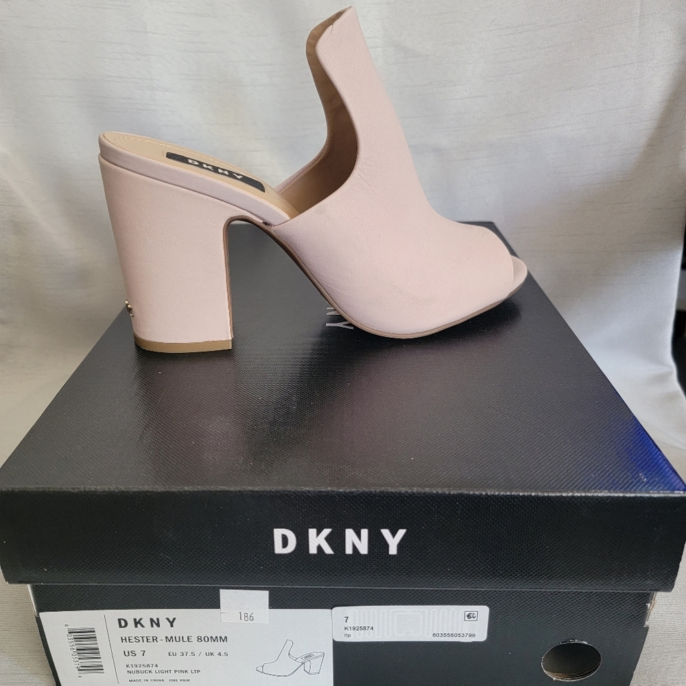 DKNY chunky heels